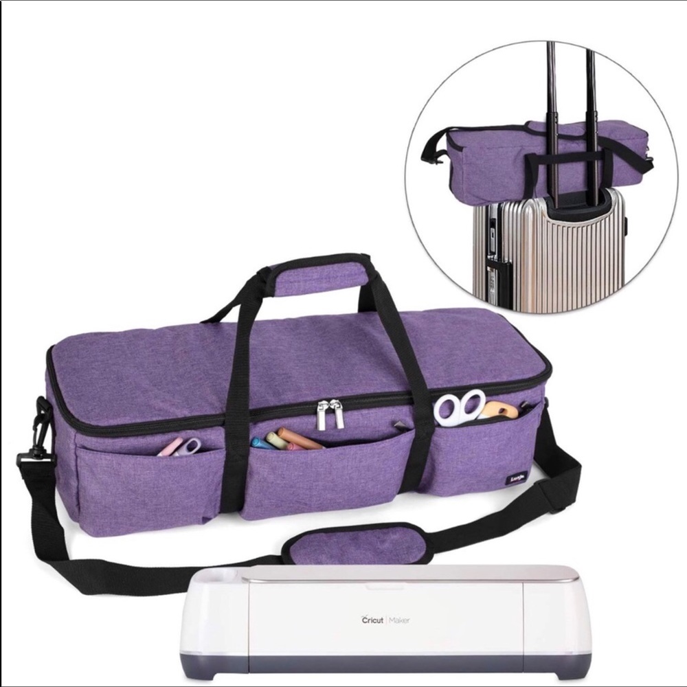 Cricut Carrying Travel Case Purple Brand New